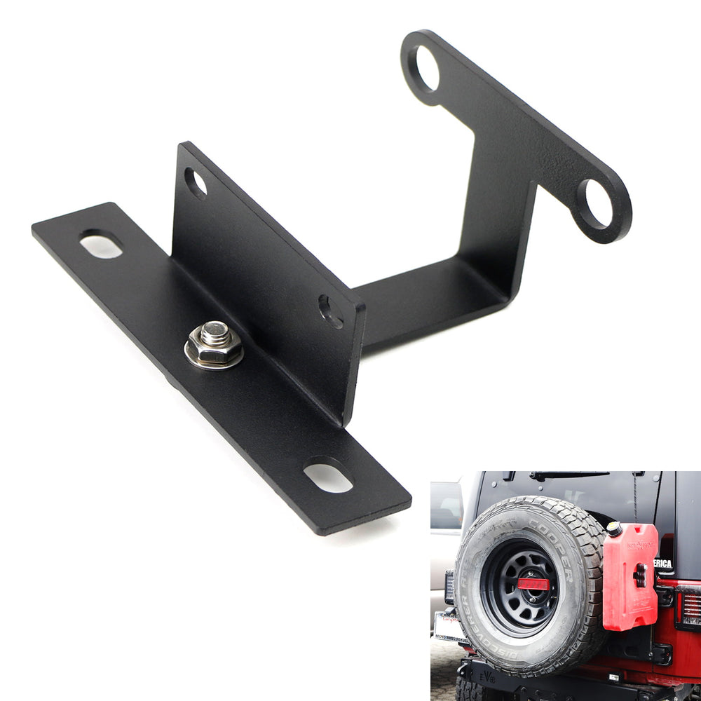 3rd Brake Light Behind Spare Tire Relocation Bracket For 07-17 Jeep Wrangler JK