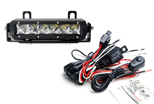 Below Taillamp Mount Mini SR CREE LED Light Bar Kit For 2007-17 Jeep Wrangler JK