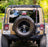 Behind Spare Tire 30W Mini SR LED Light Bar Kit + Bracket/Relay For Wrangler JK