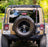 Behind Spare Tire 30W Mini SR LED Light Bar Kit + Bracket/Relay For Wrangler JK