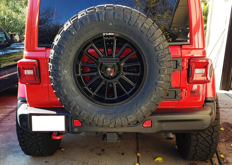 Smoked Strobe/Blink LED High Mount Third Brake Light For 18-up Jeep Wrangler JL