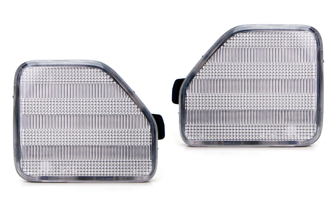 White/Clear Lens Rear Bumper Reflector Lenses For 2018-up Jeep Wrangler JL