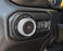 Silver Volume AC Tune Knobs & Headlight Switch Covers For Jeep 18-up Wrangler JL