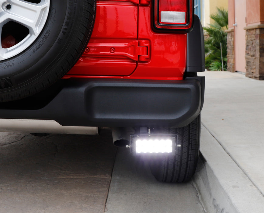 Double Row LED Light Bars w/Rear Bumper Mount, Wire For 07+ Jeep Wrangler JK JL