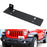 No Drill Front Bumper License Plate Bracket Relocator For 18-up Jeep Wrangler JL