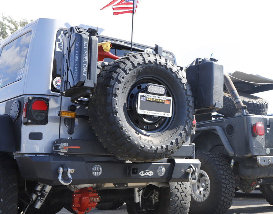 Rear Spare Tire Mount White LED Backup/Reverse Light Kit For 07-17 Jeep Wrangler