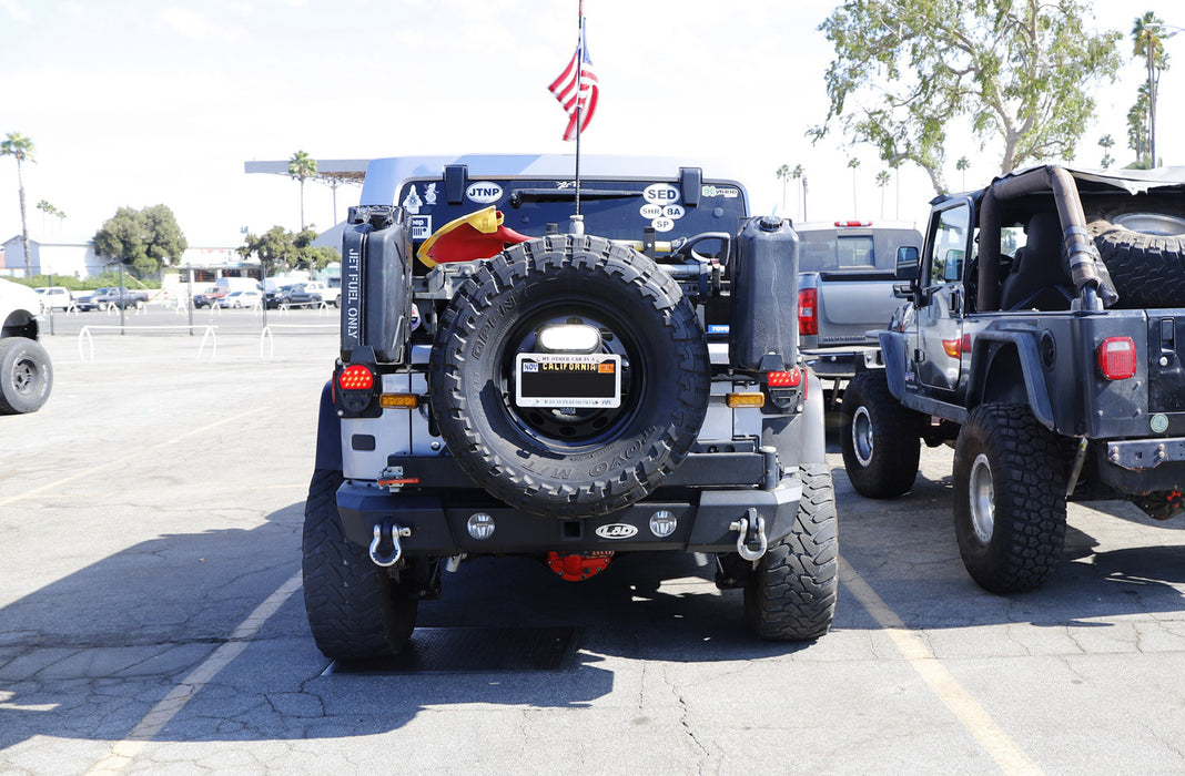 Rear Spare Tire Mount White LED Backup/Reverse Light Kit For 07-17 Jeep Wrangler