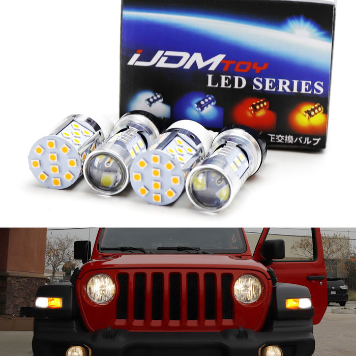 LED Daytime Running Light, Turn Signal Conversion Kit For 18-up Jeep Wrangler JL