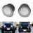 Clear Lens White LED Halo DRL Light Amber Turn Signal Lamps For Jeep Wrangler JK