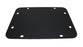 Black Blank Tailgate Spare Tire Carrier Delete Plate For 07-17 Jeep Wrangler JK