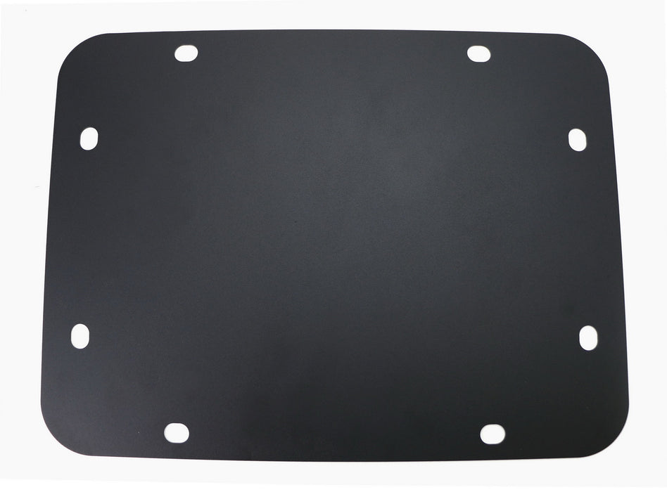 Black Blank Tailgate Spare Tire Carrier Delete Plate For 07-17 Jeep Wrangler JK