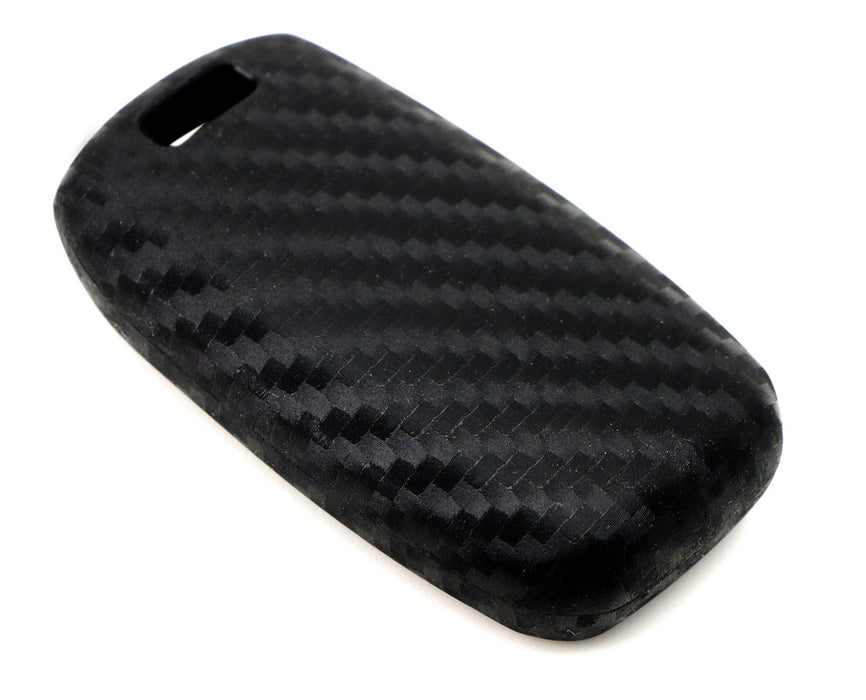 Carbon Fiber Soft Silicone Key Fob For Kia Optima K5 Sorento Carens Forte Soul..