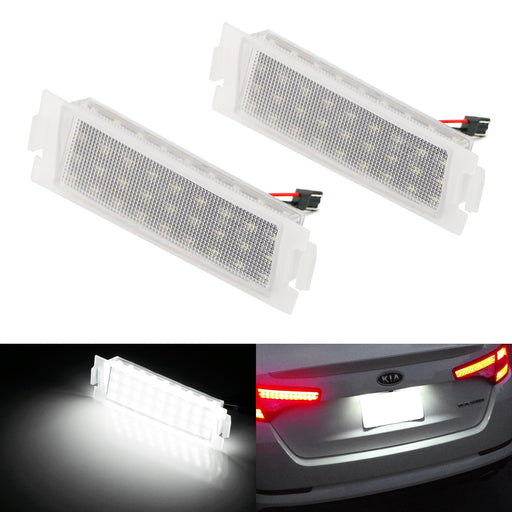 OE-Fit White 3W Full LED License Plate Light Kit For 09-17 Kia Forte Koup 2-Door