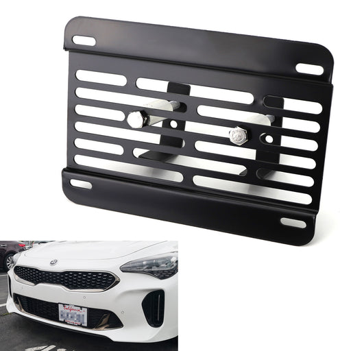 No Drill Front Grille Mesh Mount LicensePlate Relocator For Kia Optima, Stinger