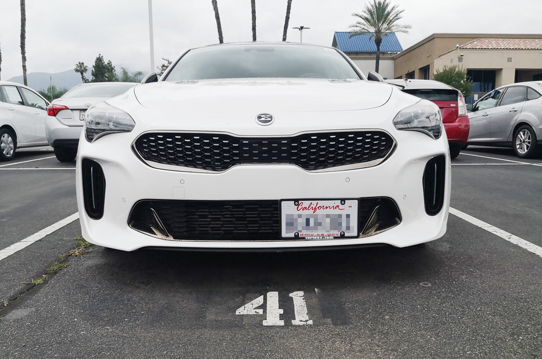 No Drill Front Grille Mesh Mount LicensePlate Relocator For Kia Optima, Stinger