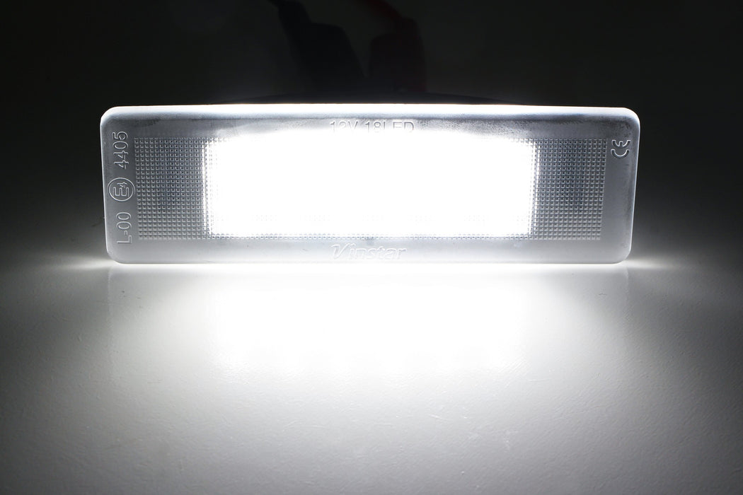 White CAN-bus LED License Plate Lights Assy For Kia Optima K5, Hyundai Sonata