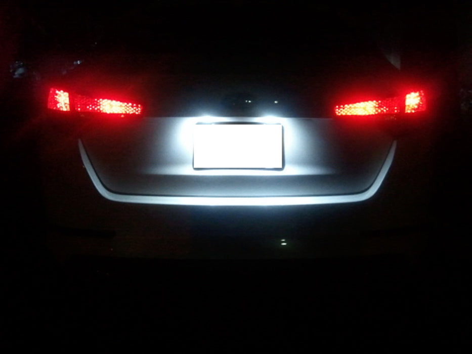 White CAN-bus LED License Plate Lights Assy For Kia Optima K5, Hyundai Sonata