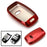 Chrome Red TPU Key Fob Case Cover For Kia Optima K5 Sorento Carens Forte Soul