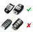 Chrome Black TPU Key Fob Case Cover For Kia Optima K5 Sorento Carens Forte Soul