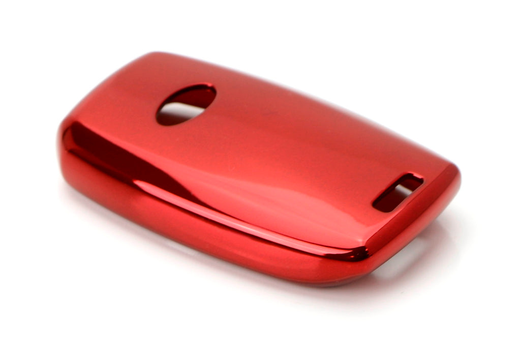 Chrome Red TPU Key Fob Case Cover For Kia Optima K5 Sorento Carens Forte Soul