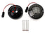 (2) 95mm NAS Style Smoked Lens Full LED Upgrade Kit For Land Rover Defender LD