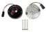 (2) 95mm NAS Style Clear Lens Full LED Upgrade Kit For Land Rover Defender LD