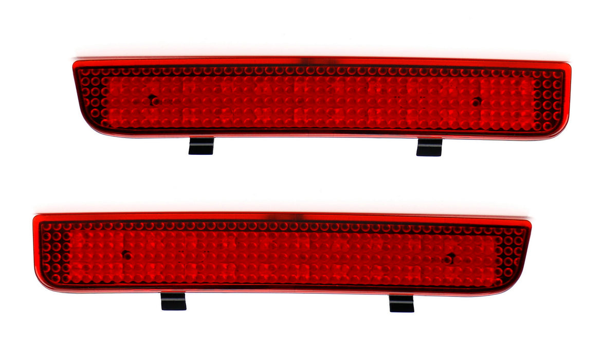 Red Lens 24-SMD LED Bumper Reflector Marker Lights For Range Rover Freelander 2