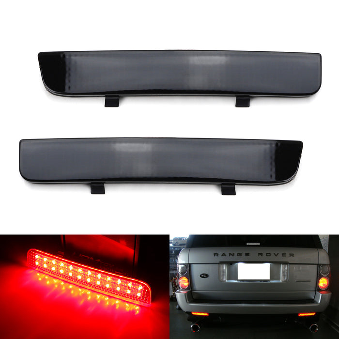 Smoked Lens SMD LED Bumper Reflector Marker Lights For Range Rover Freelander 2