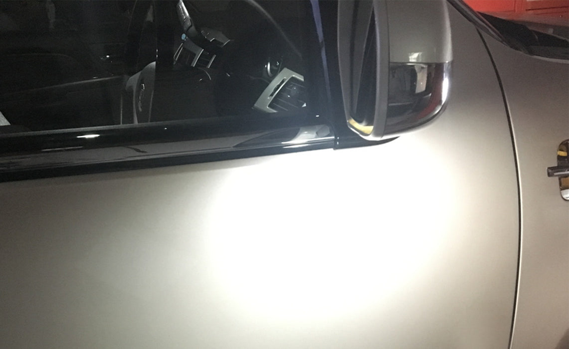 White LED Under Side Mirror Puddle Courtesy Lights For Nissan 04-15 Titan/Armada