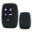 Carbon Fiber Soft Silicone Key Fob Cover For Land Rover Range Rover LR4 Jaguar