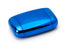 Chrome Blue TPU Key Fob Case w/Button Cover For Land Rover Range Rover Jaguar