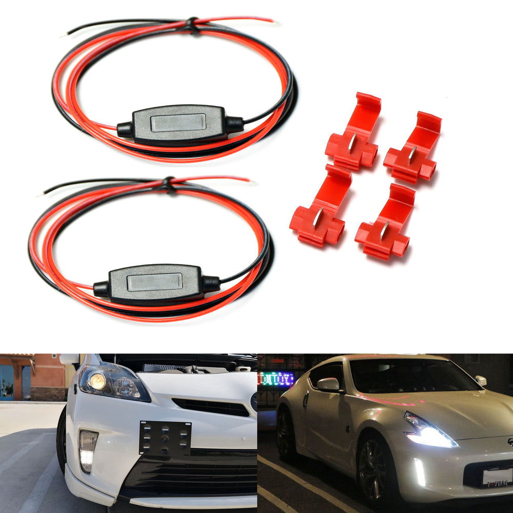 Universal LED DRL Night Time Always On Enable Wiring Kit For Subaru BRZ 370Z Prius