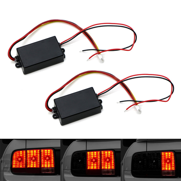 Universal 3-Step Sequential Chase Flash Module Boxes For Car Turn Signal Light