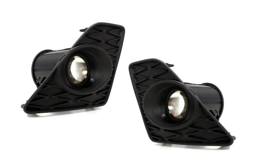 White TRD 15W Projector LED Fog Light Kit For 2013-15 Lexus GS w/ F-Sport Bumper