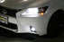 White TRD 15W Projector LED Fog Light Kit For 2013-15 Lexus GS w/ F-Sport Bumper