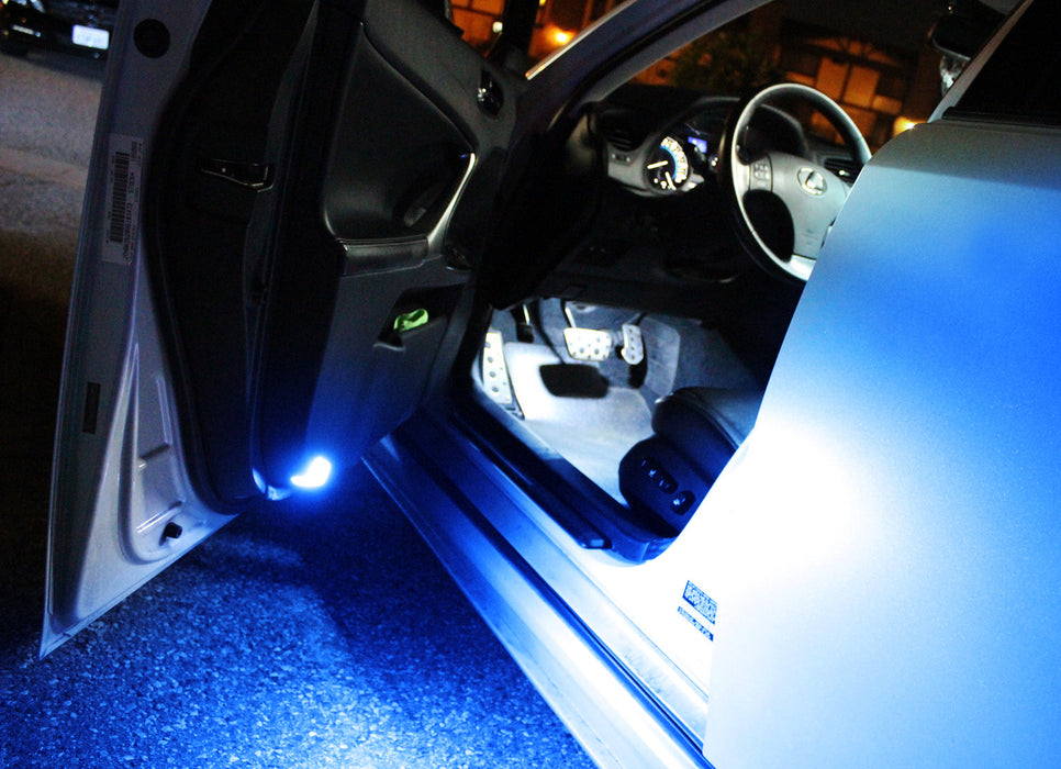 Blue 18-SMD Full LED Side Door/Footwell/Trunk Courtesy Light Kit For Land Rover