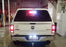 Amber/White LED License Plate Mount Strobe Warning Light Kit For Truck SUV Car