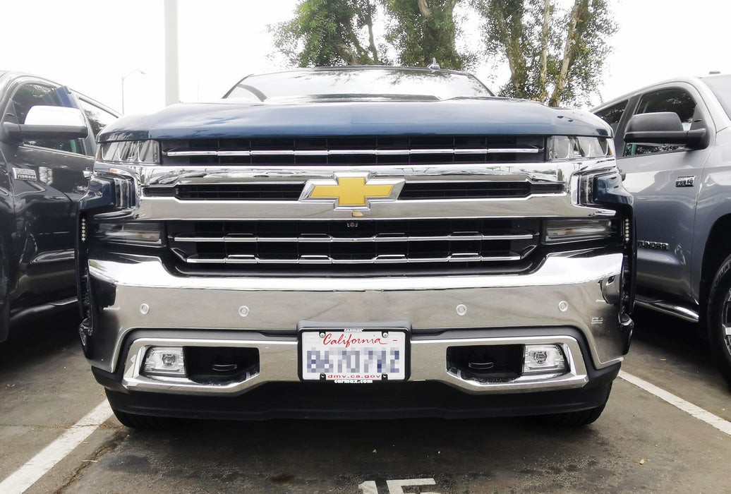 Headlight Side Mount LED Daylight Driving Lights For 19-up Chevy Silverado 1500