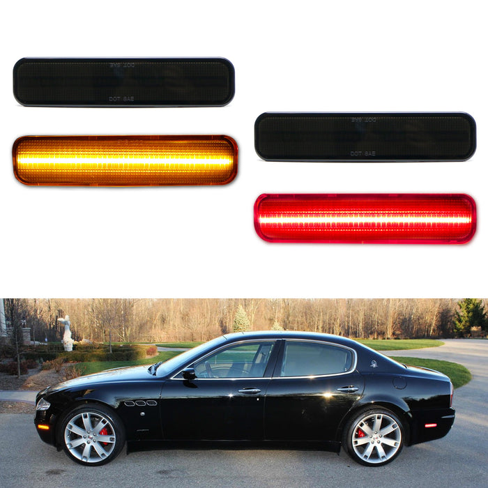 side marker lights front rear for maserati quattroporte