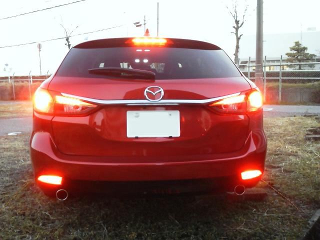 Red Lens 90-SMD LED Bumper Reflector Marker Tail/Brake Lights For Mazda 3 5 6