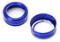 Blue Aluminum AC Climate Control Knob Ring Covers For 14-18 Mazda 3 & 16-19 CX-5