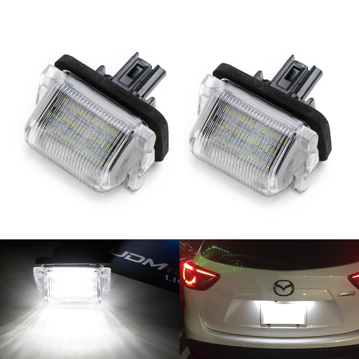 OEM-Replace 18-SMD 3W LED License Plate Lights Assembly For Mazda5 & Mazda CX-9