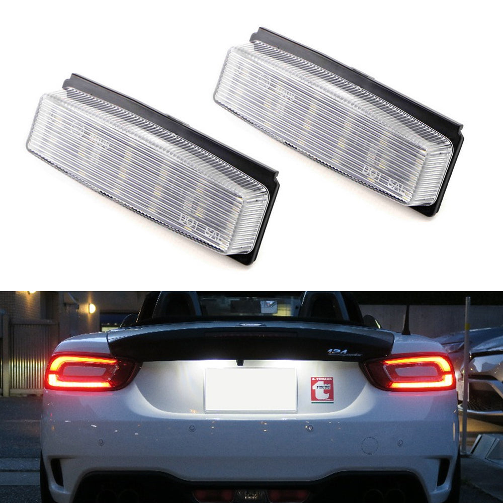 OE-Fit White 3W Full LED License Plate Light Kit For 06-15 Mazda MX-5 Miata, etc