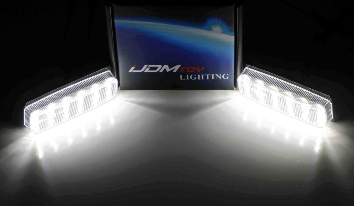 OE-Fit White 3W Full LED License Plate Light Kit For 06-15 Mazda MX-5 Miata, etc