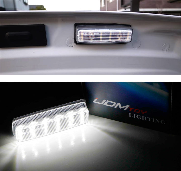 OE-Fit White 3W Full LED License Plate Light Kit For 06-15 Mazda MX-5 Miata, etc