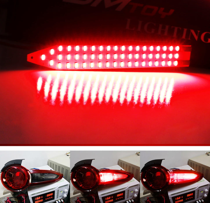 Red Full LED Sequential Flash Turn Signal Lighting Kit For 16-up Mazda MX-5 ND