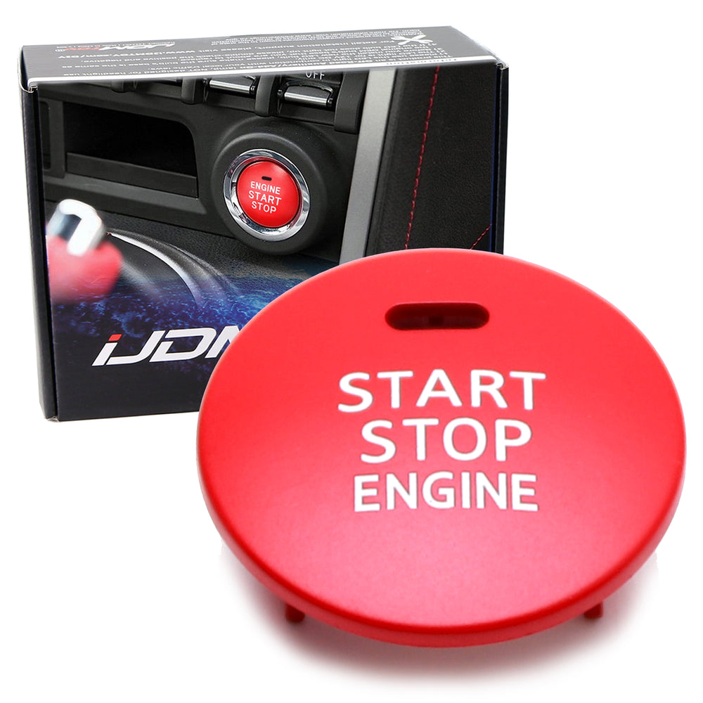 Sports Red Racing Style Engine Push Start Button For 2019-up Mazda3 Axela CX30