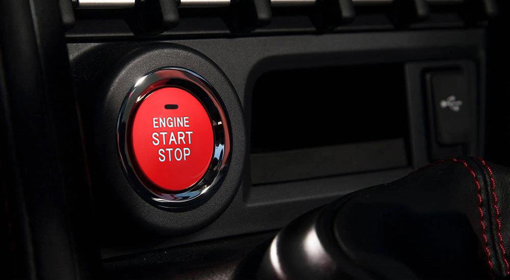 Sports Red Racing Style Engine Push Start Button For 2019-up Mazda3 Axela CX30