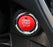 Sports Red Racing Style Engine Push Start Button For 2019-up Mazda3 Axela CX30