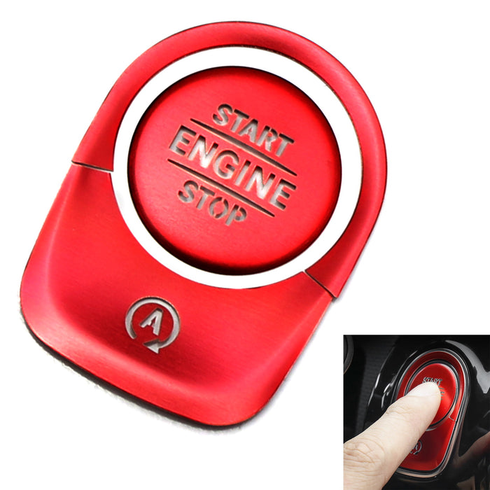 Keyless Engine Push Start Button & Surrounding Ring For Mercedes A CLA GLA GLB